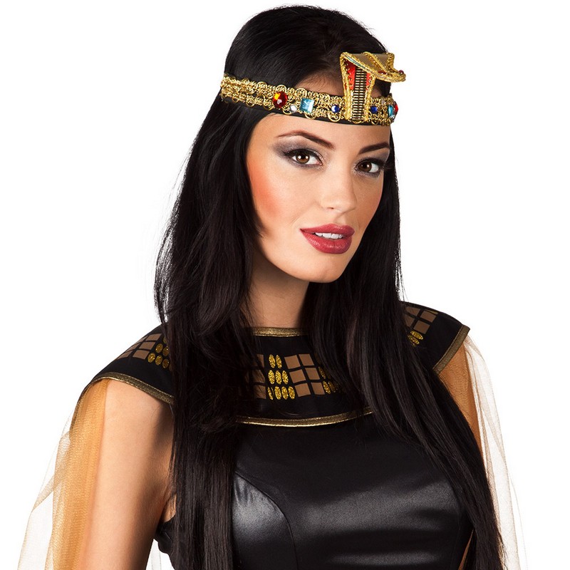 Egyptisk Dronning Pandebånd | Det gamle Egypten Hårbøjle / Pandebånd / Hårbånd - Hovedtilbehør - Temashop