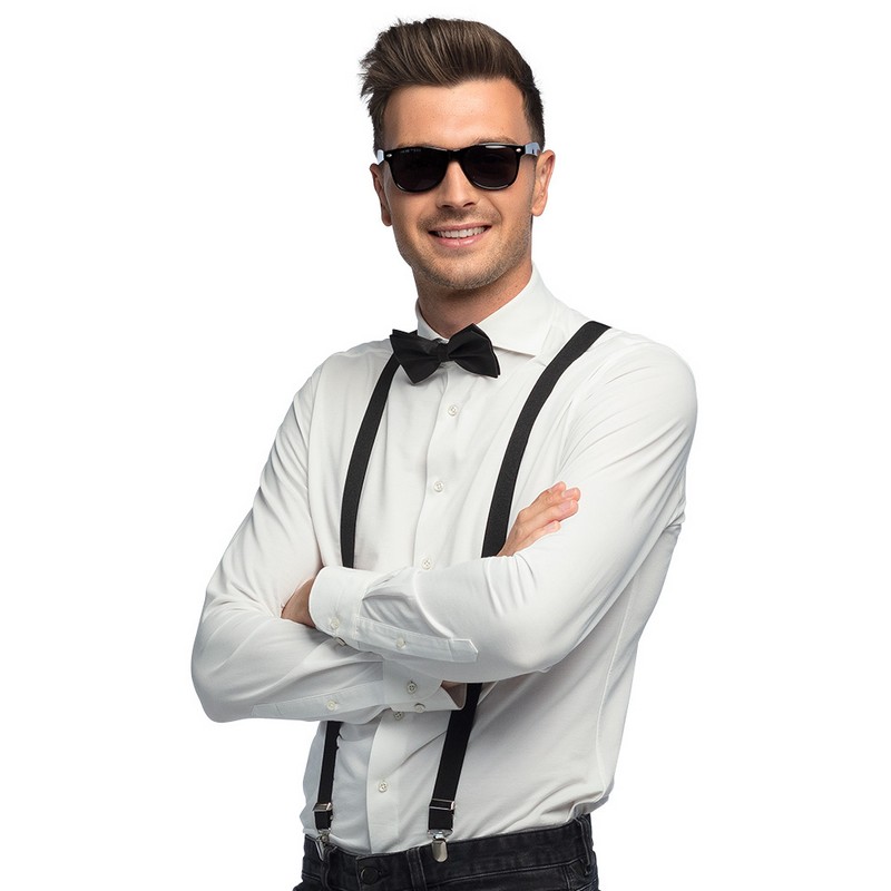 Party Outfit Sort | Sort tema Tilbehørskit - Kropstilbehør - Temashop