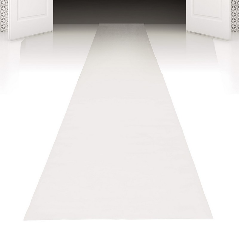 Hvid Løber - 1 stk (450 x 60 cm) | Hvidt tema Gulvløber - Temashop