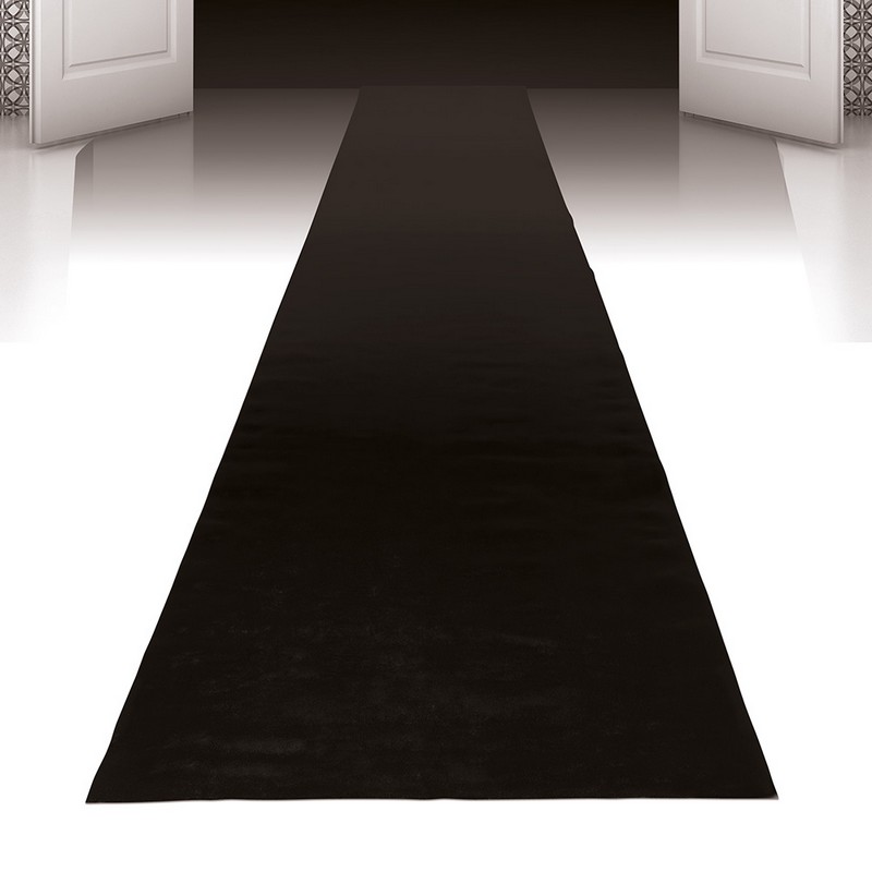 Sort Løber - 1 stk (450 x 60 cm) | Sort tema Gulvløber - Temashop