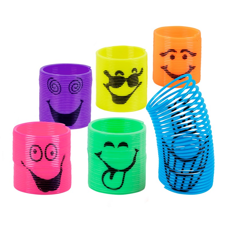 Smiley Slinkyer (3 cm) | Sjovt diverse Legetøj - Temashop