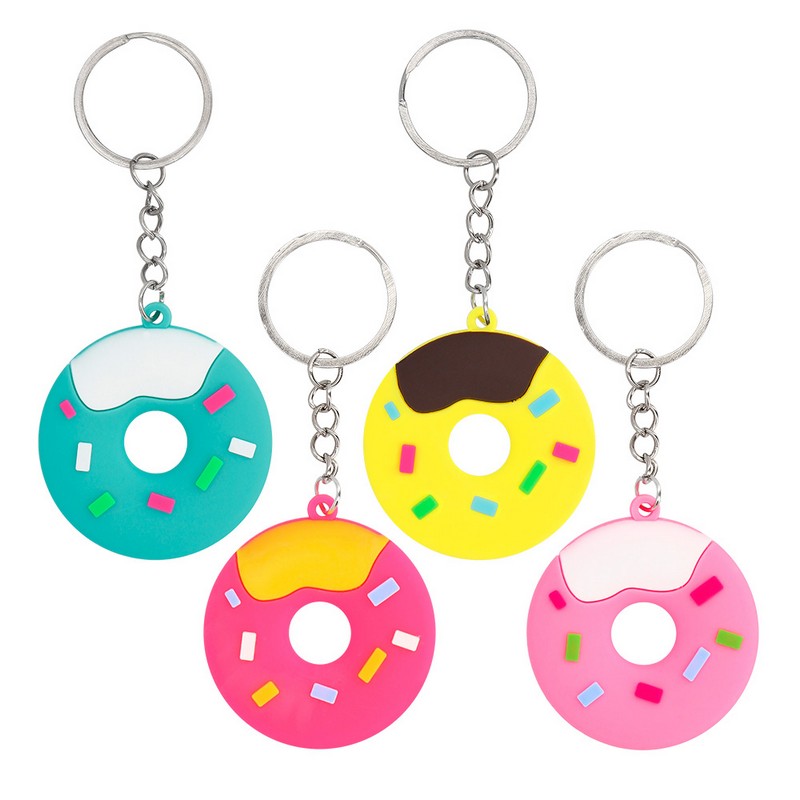 Donut Nøgleringe (4.5 x 4.5 cm) | Donut Nøgleringe - Temashop