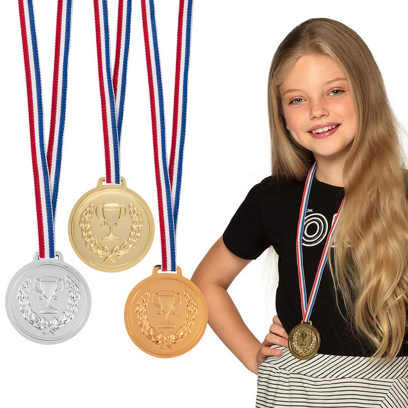 Medaljer (Ø 6 cm) | Trofæer / Medaljer - Festtilbehør - Temashop