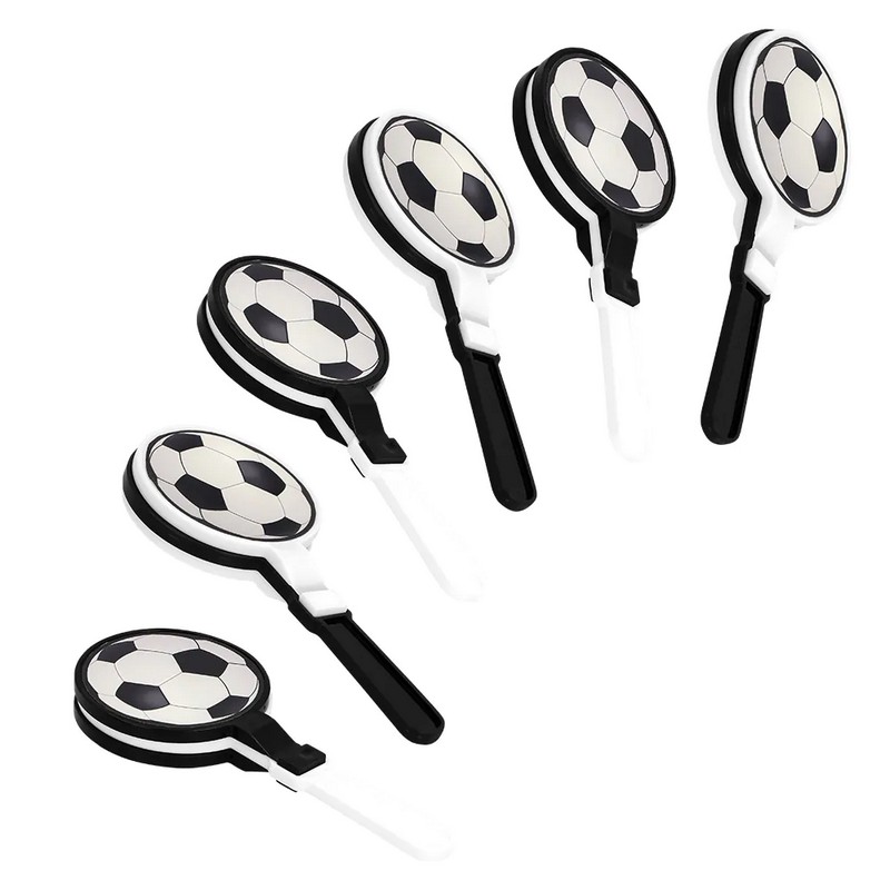 Fodbold Klappehænder 6-pak | Fodbold Musikinstrument - Kropstilbehør - Temashop