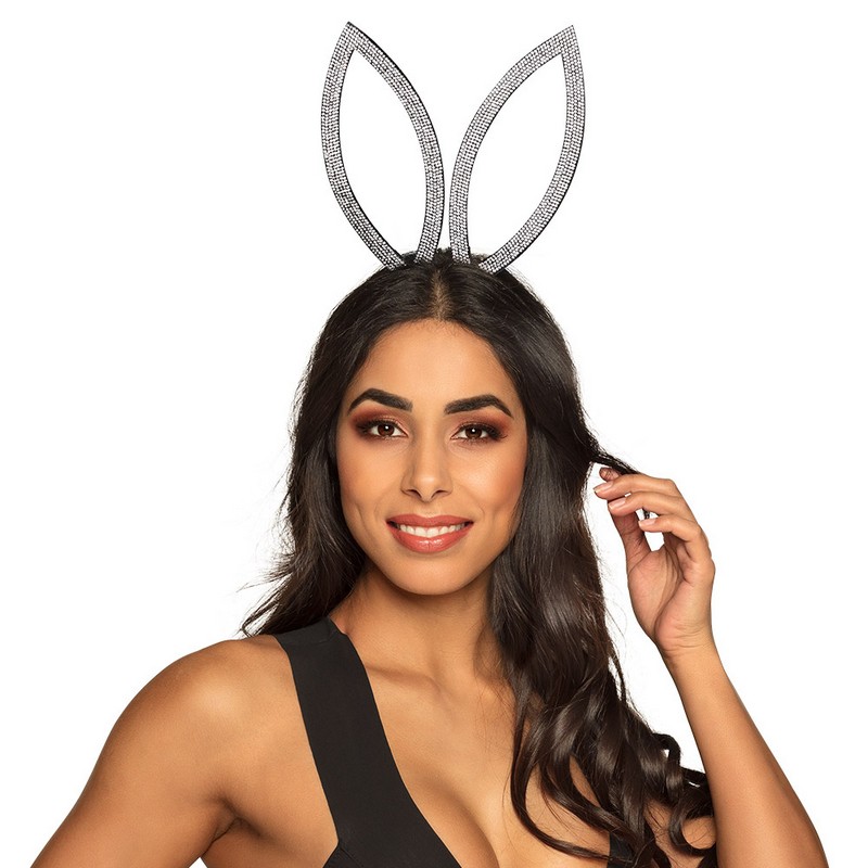 Glimmer Kaninører Hårbøjle | Bunny Hårbøjle / Pandebånd / Hårbånd - Hovedtilbehør - Temashop