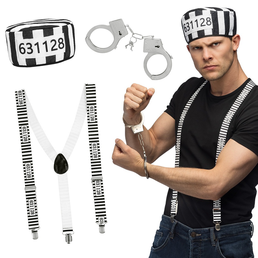 Fange Tilbehørssæt Sort/Hvid | Fange Tilbehørskit - Kropstilbehør - Temashop