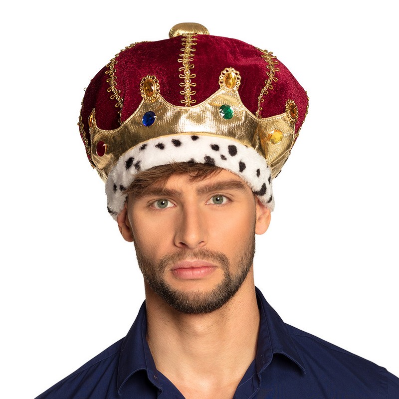 Kongekrone (59 cm) | Konge Hat / Hue / Hjelm - Hovedtilbehør - Temashop