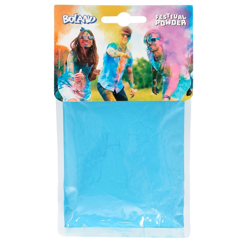Farvepulver Blå - 1 pose (70 g) | Blåt tema Konfetti - Temashop