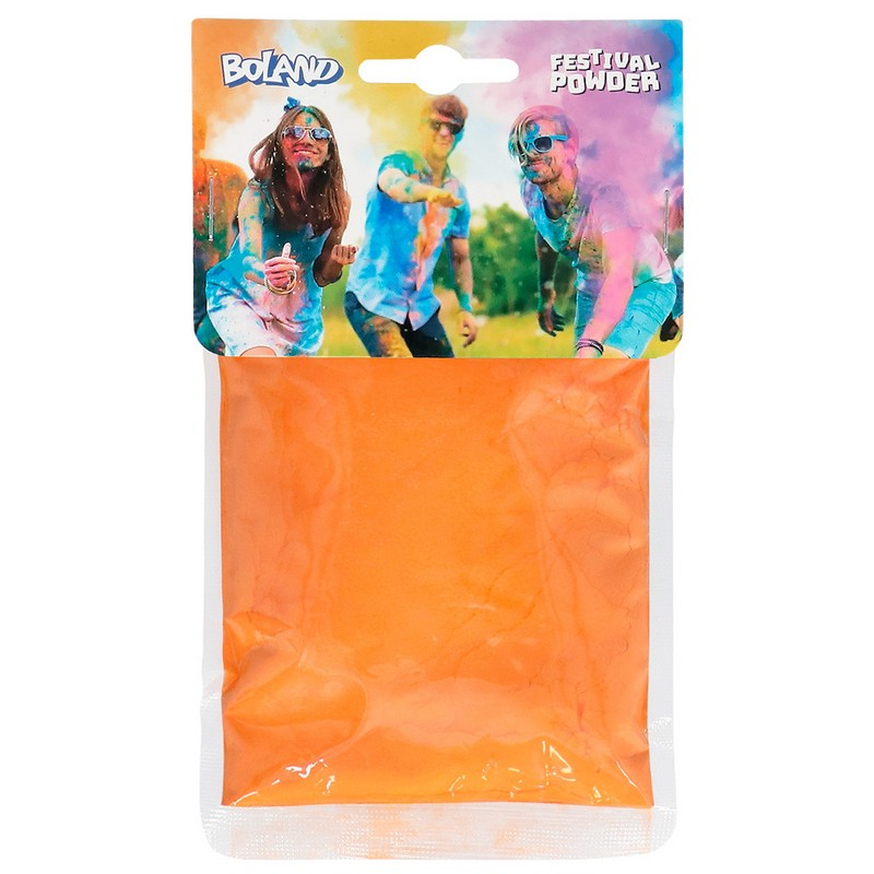 Farvepulver Orange - 1 pose (70 g) | Orange tema Konfetti - Temashop