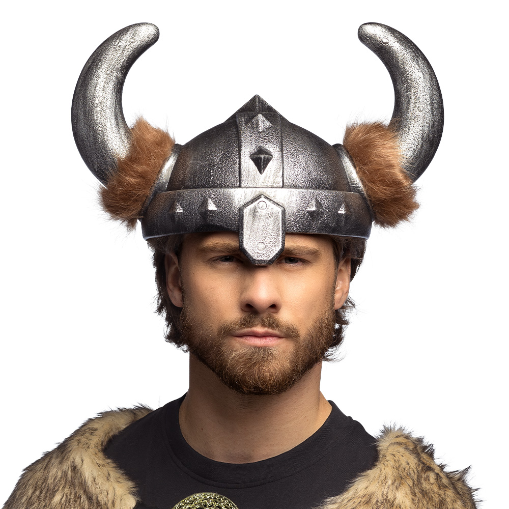 Vikinghjelm Med Aftagelige Horn | Viking Hat / Hue / Hjelm - Hovedtilbehør - Temashop