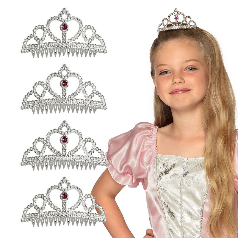 Prinsesse Børnetiaraer (10 cm) | Prinsesse Tiara - Smykker - Temashop