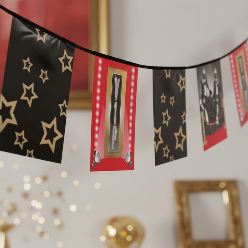 VIP Bannerguirlande - 1 stk (6 m) | Hollywood Guirlander - Temashop