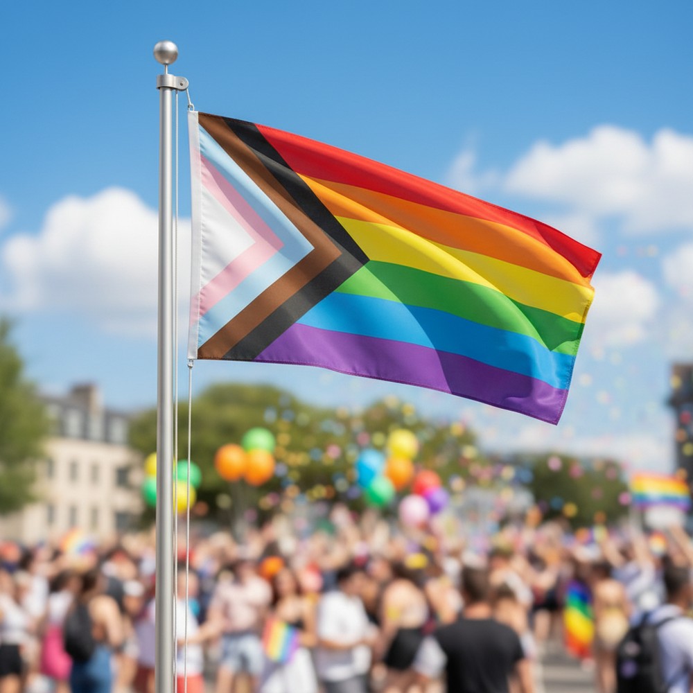 Progress Pride Flag - 1 stk | Pride Flag - Temashop