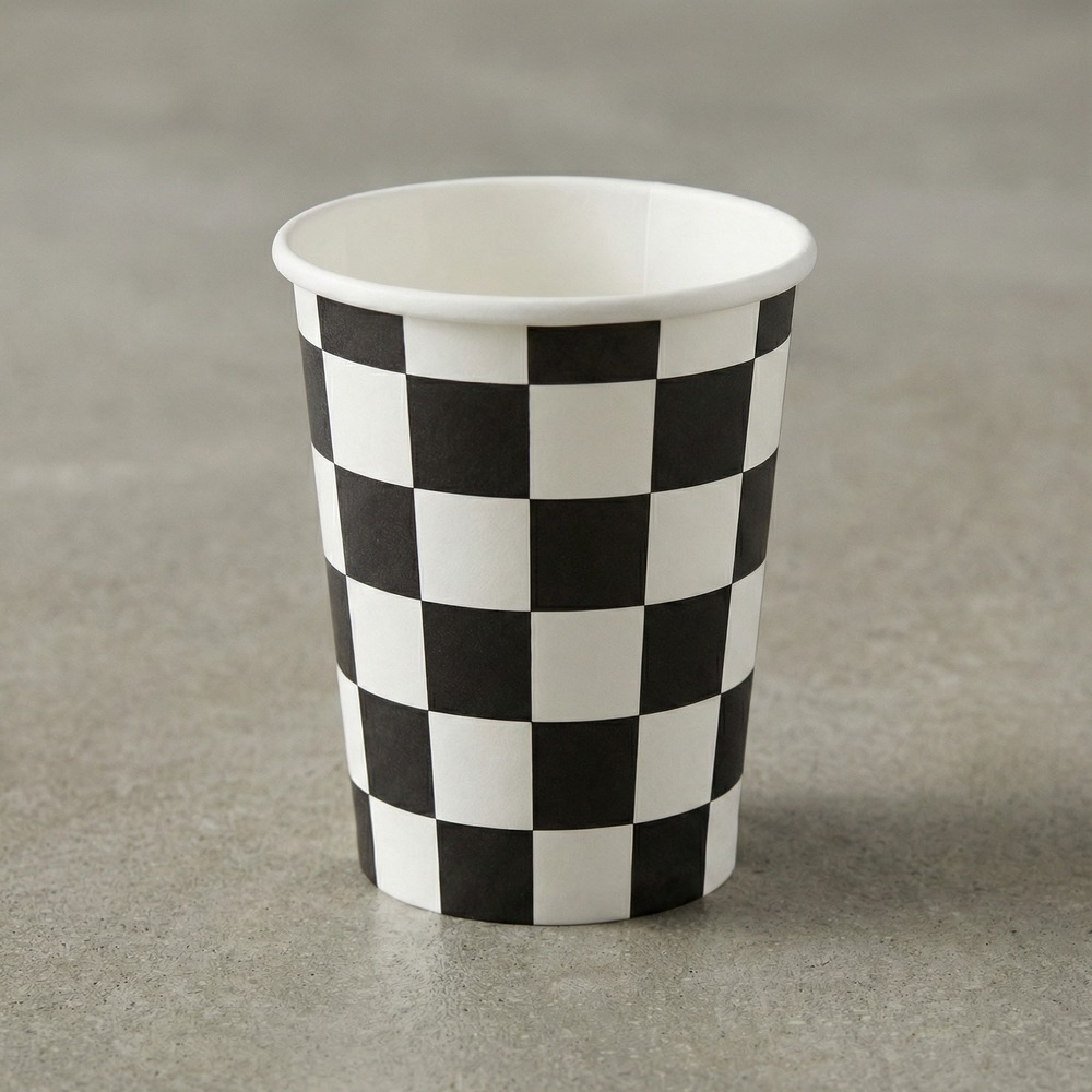 Racing Ternet Papkrus - 10 stk (250 ml) | Racerløb tema Krus - Temashop
