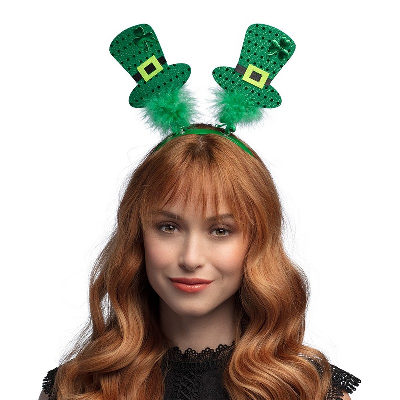 St Patrick's Day Hat Hårbøjle | Sankt Patricks dag Hårbøjle / Pandebånd / Hårbånd - Hovedtilbehør - Temashop