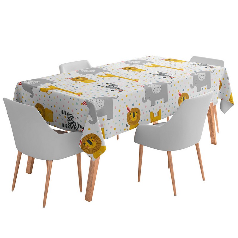 Safari Party Dug - 1 stk (120 x 180 cm) | Safari Duge - Temashop
