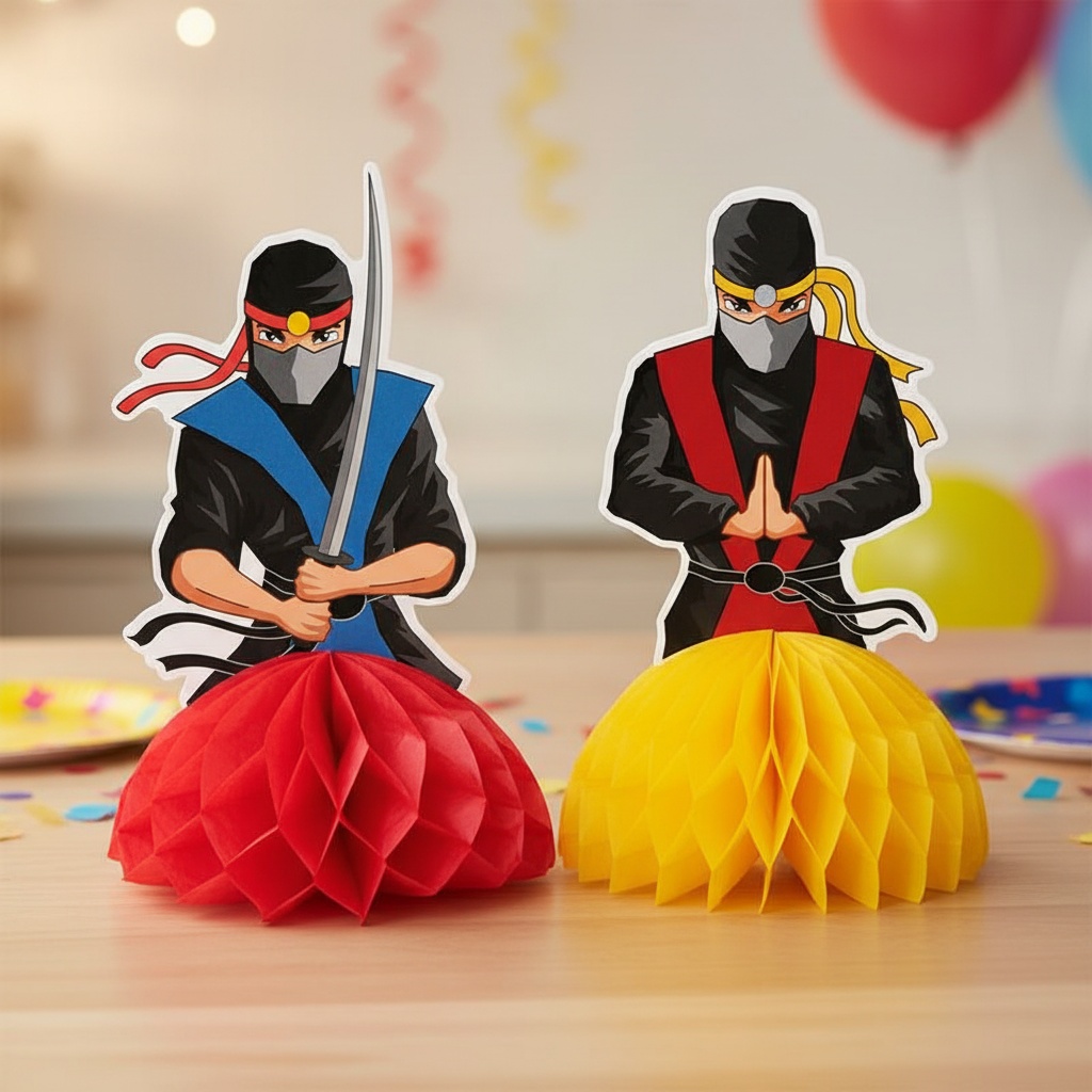 Ninja Party Honeycombs Figurer