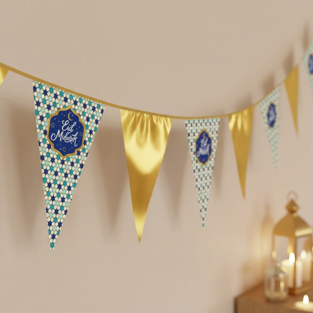 Eid Mubarak Vimpelguirlande