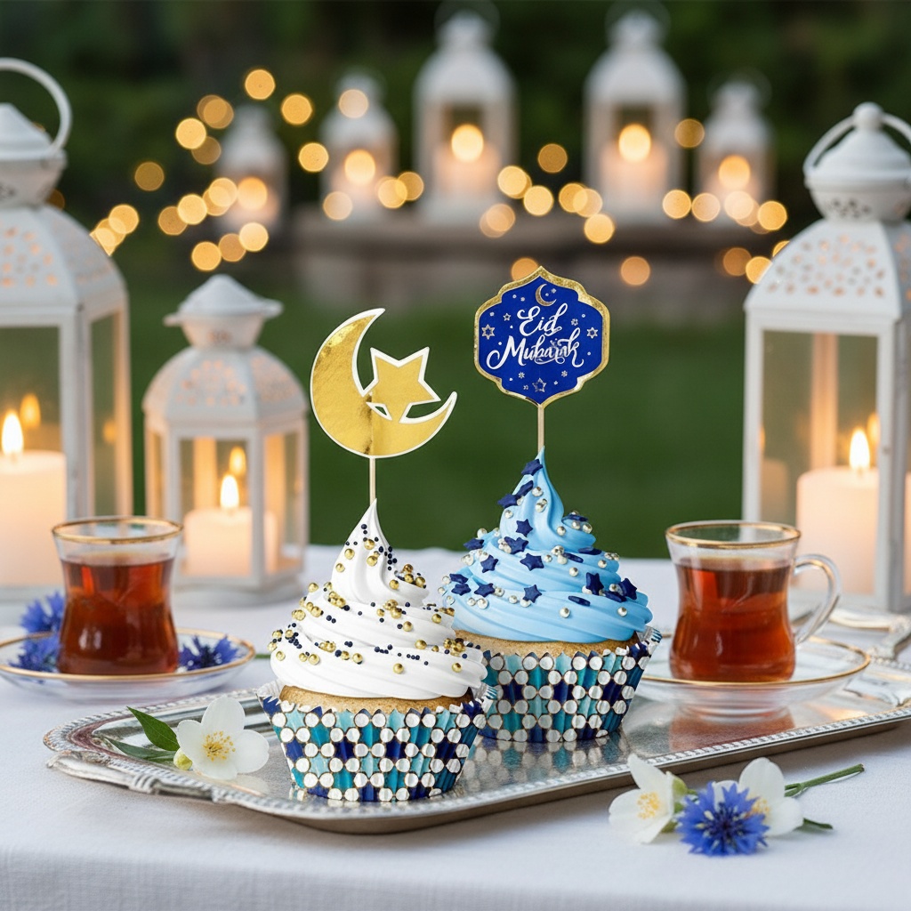 Eid Mubarak Muffinforme & Kagepinde