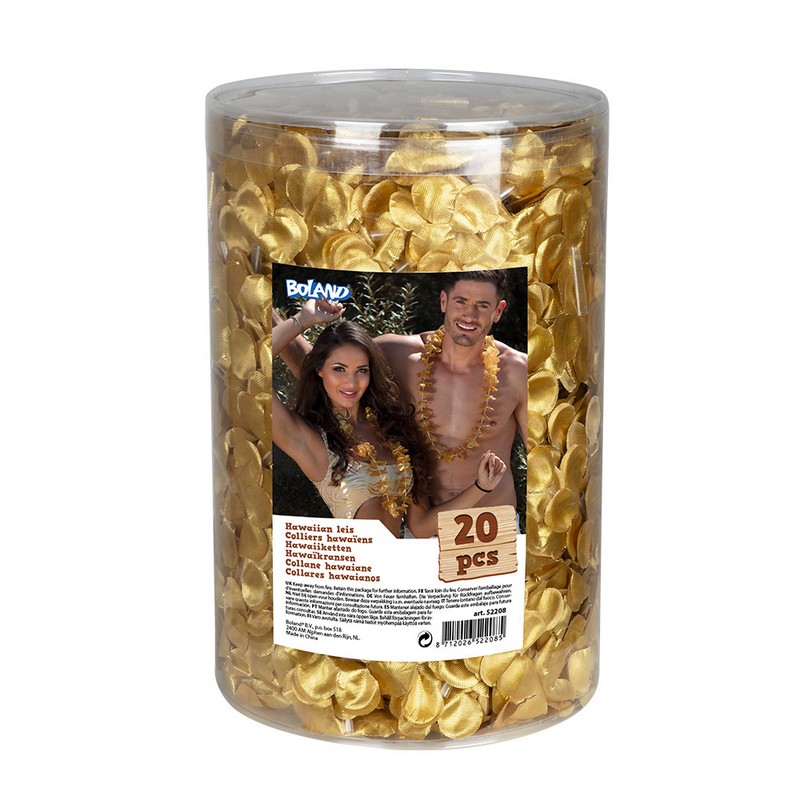 Hawaiikranse Guld | Hawaii Halskæder - Smykker - Temashop