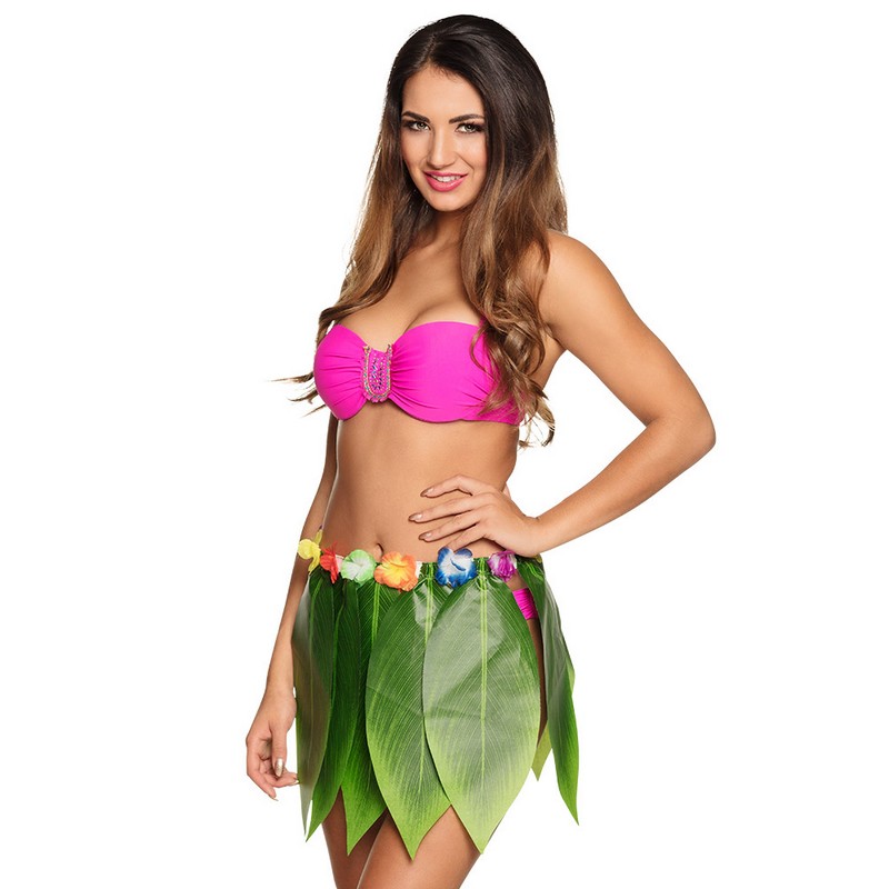 Hawaii Palmeblad Nederdel (40 cm) | Hawaii Bukser / Skørt / Shorts - Beklædning - Temashop