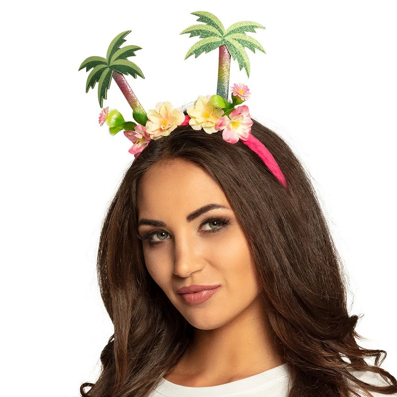 Hawaii Palme Hårbøjle | Hawaii Hårbøjle / Pandebånd / Hårbånd - Hovedtilbehør - Temashop