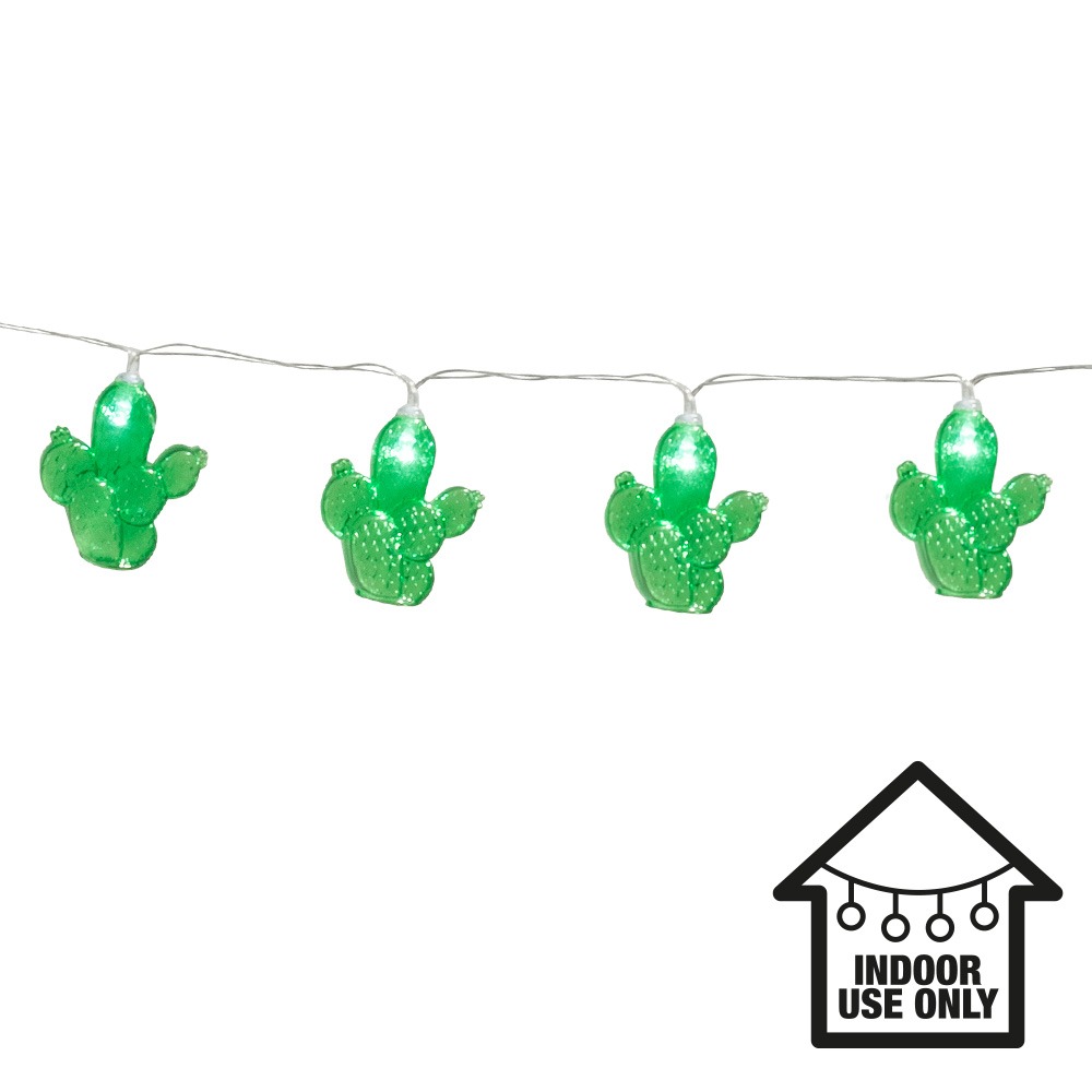 Kaktus Lyskæde Grøn