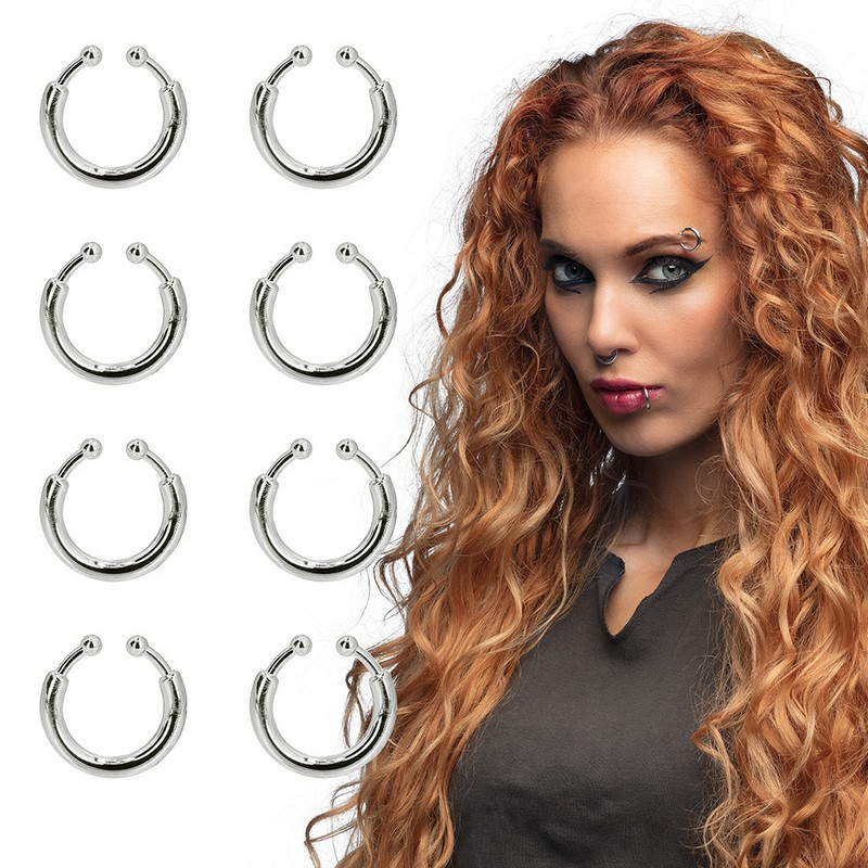 Falske Piercinger | Biker Smykkesæt - Smykker - Temashop