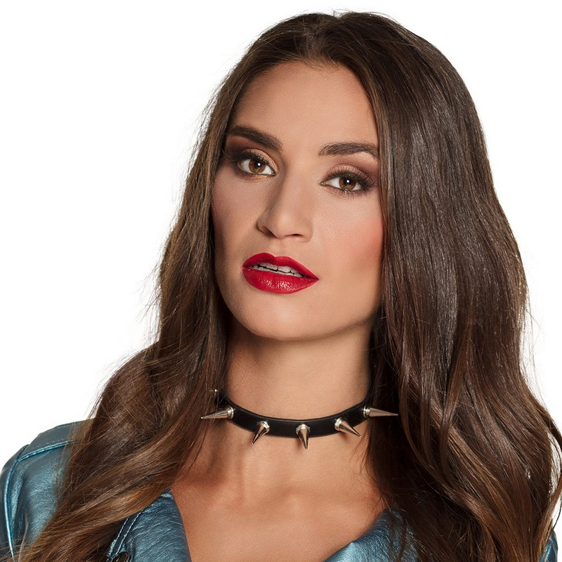 Spike Choker | Biker Halskæder - Smykker - Temashop