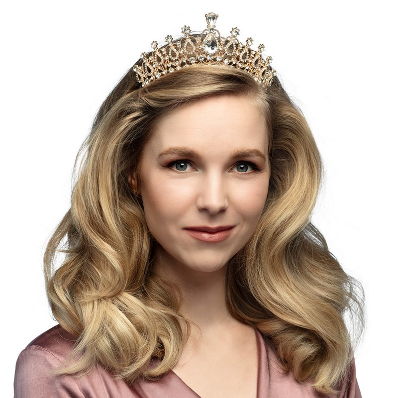 Prinsesse Tiara Metal Rosaguld | Prinsesse Tiara - Smykker - Temashop