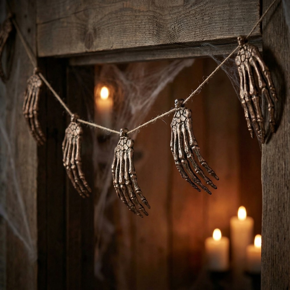 Skelethænder Guirlande