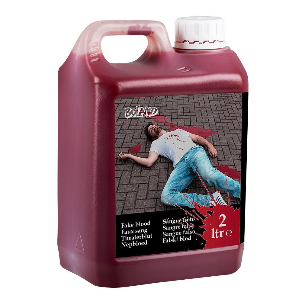 Falsk Blod Dunk (2000 ml) | Blodstænk Sminke / Makeup - Makeup / Negle - Temashop