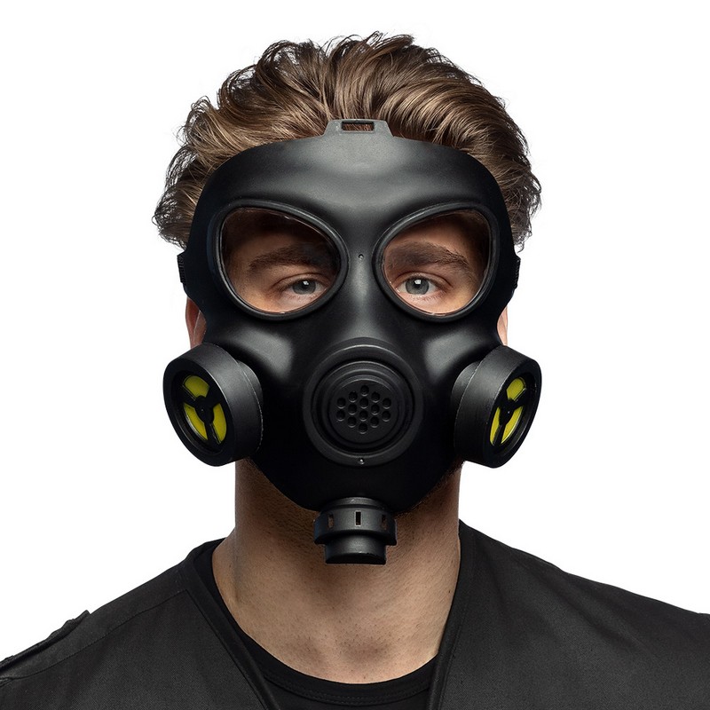 Gasmaske | Halloween Maske - Hovedtilbehør - Temashop