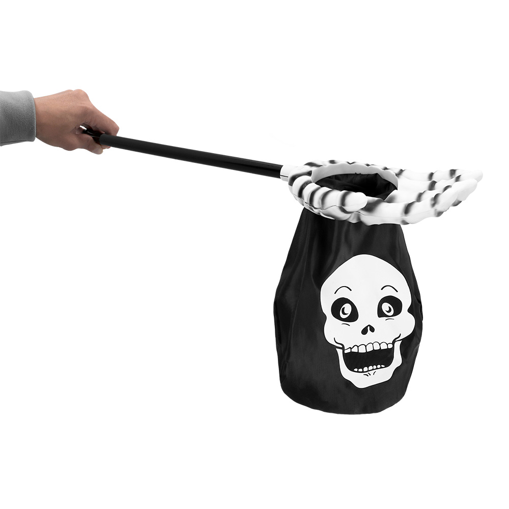 Skelet Trick Or Treat Pose (53 x 26 cm & 26 x 20 cm & 31 cm) | Skelet Taske / Pung - Kropstilbehør - Temashop