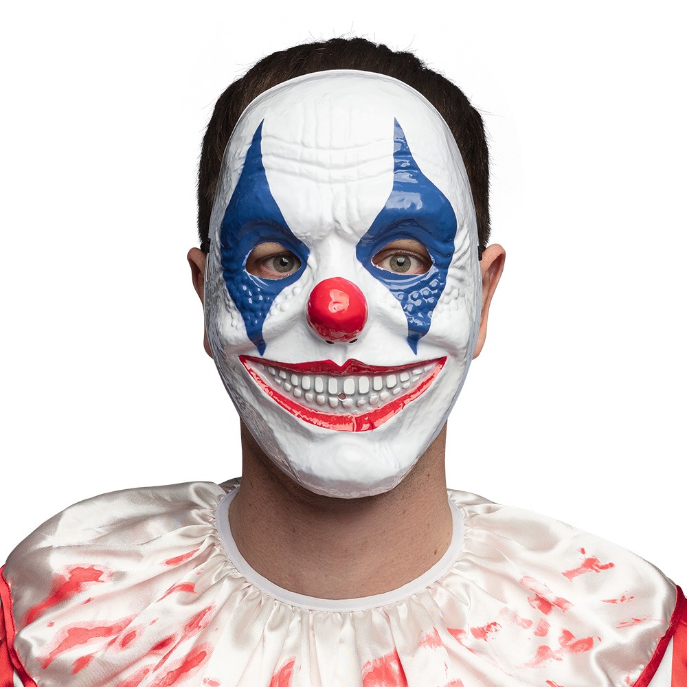 Pranky Klovn Maske | Horror Clown Maske - Hovedtilbehør - Temashop