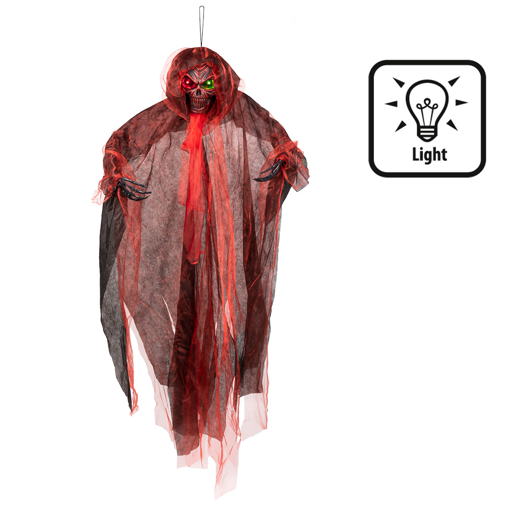 Blodrød Reaper Med Lys