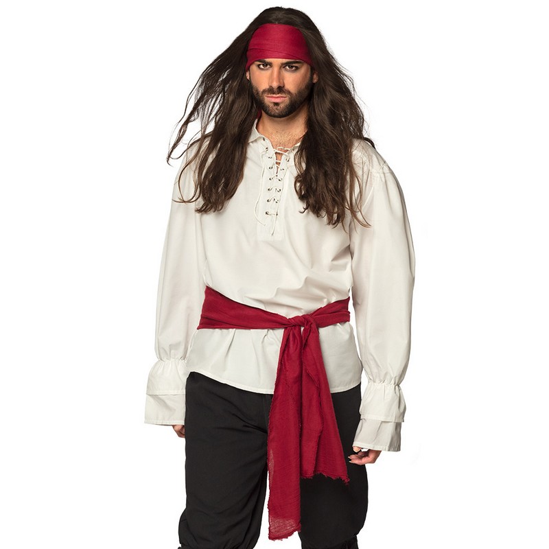Pirat Bandana & Bælte Sæt | Pirat Tilbehørskit - Kropstilbehør - Temashop