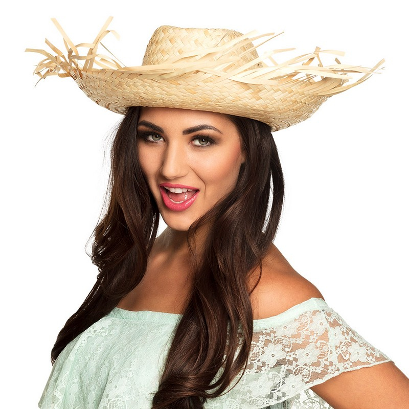 Stråhat | Hawaii Hat / Hue / Hjelm - Hovedtilbehør - Temashop