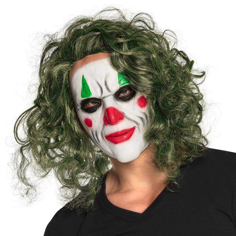 Horror Joker Maske | Joker Maske - Hovedtilbehør - Temashop