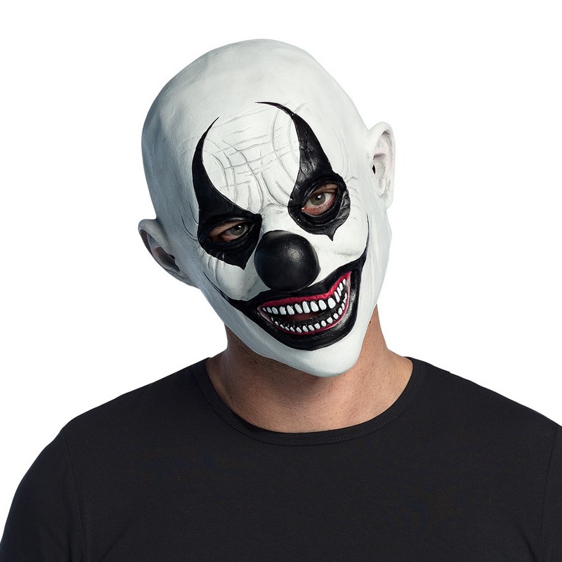 Kaotisk Joker Maske | Horror Clown Maske - Hovedtilbehør - Temashop