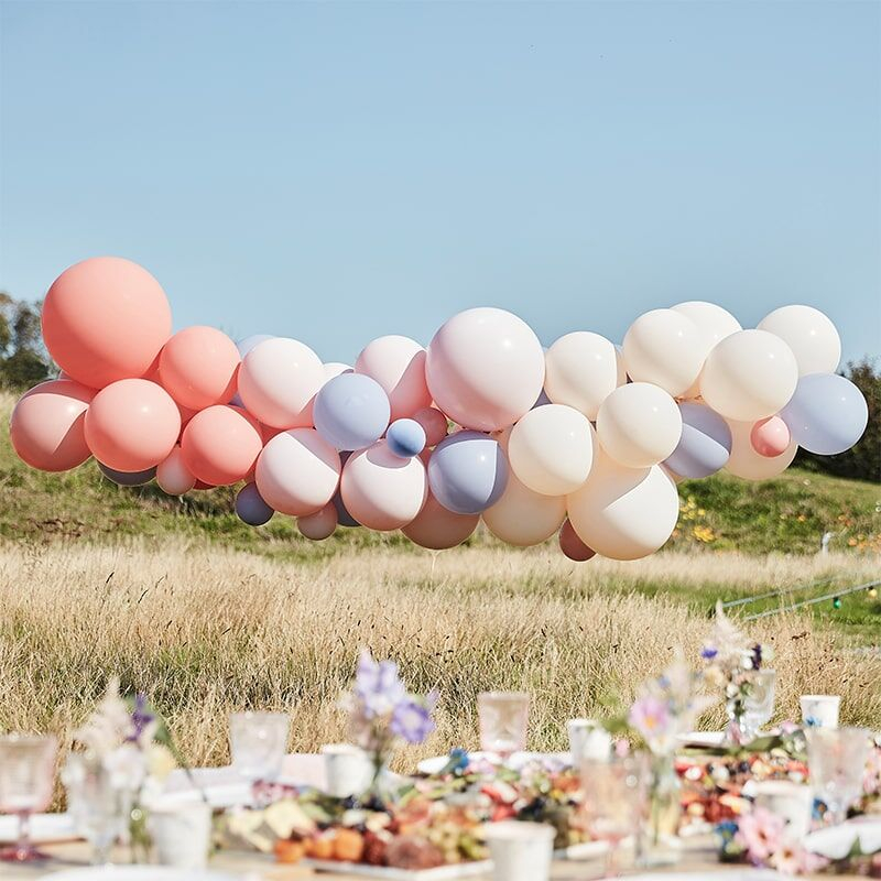 Boho Ballonbue DIY - 70 dele (5 m) - Temashop