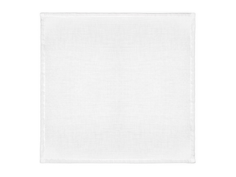 Bomuld Servietter Hvid - 4 stk (40 x 40 cm) - Temashop