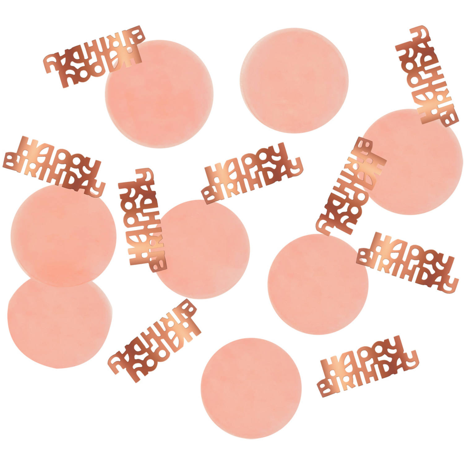 Bordkonfetti Happy Birthday Lush Blush - 1 pose (25 g) | Fødselsdag Konfetti - Temashop