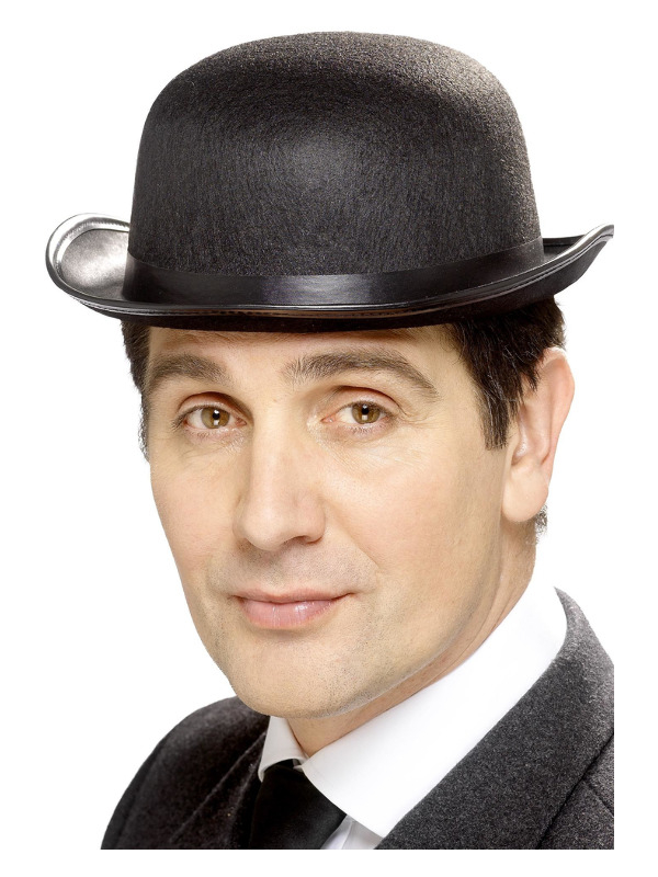 Bowlerhat | 1900 Hat / Hue / Hjelm - Hovedtilbehør - Temashop