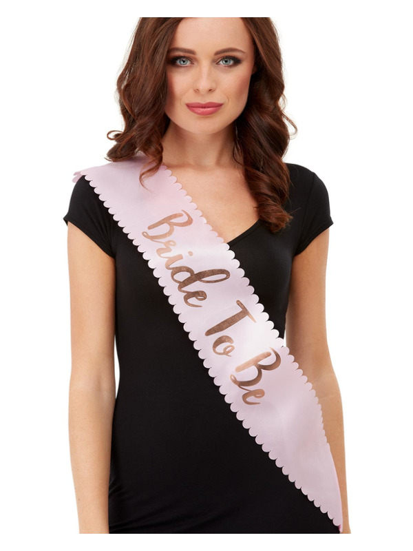 Bride to Be Skråbånd Rosa | Bachelorette Skråbånd - Beklædning - Temashop