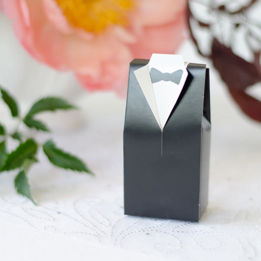 Brudgom Bryllupsæsker - 10 stk (5 x 3 x 9,5 cm) | Bryllup Æsker - Temashop