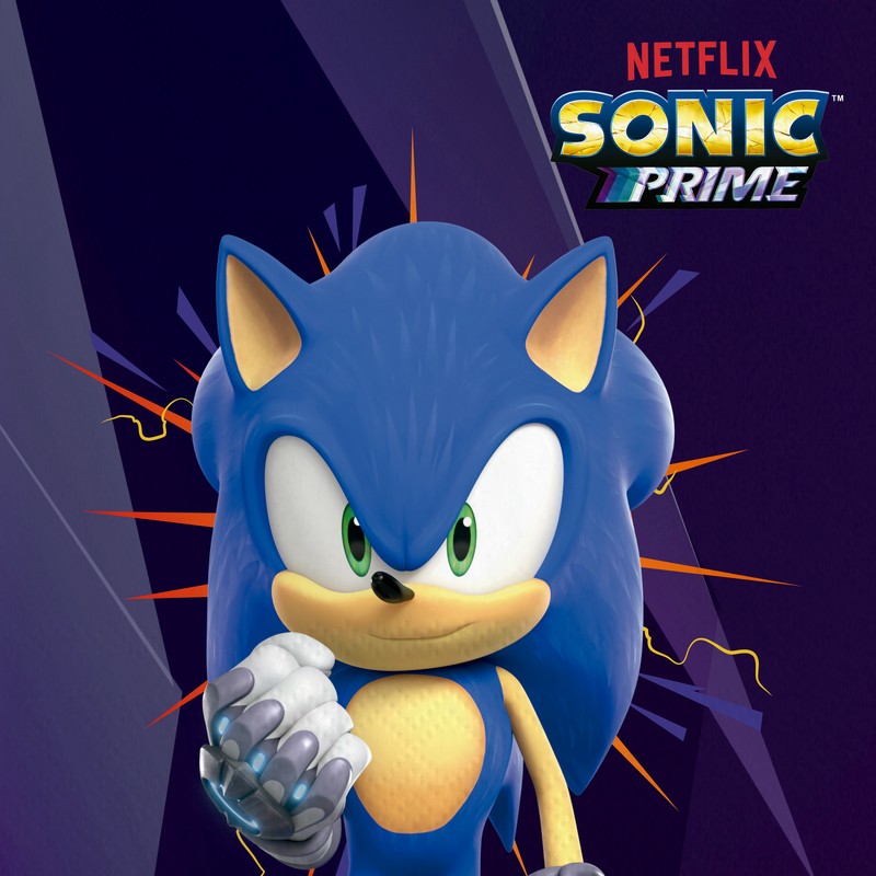 Sonic Prime Servietter - 20 stk (33 x 33 cm) | Sonic Servietter - Temashop