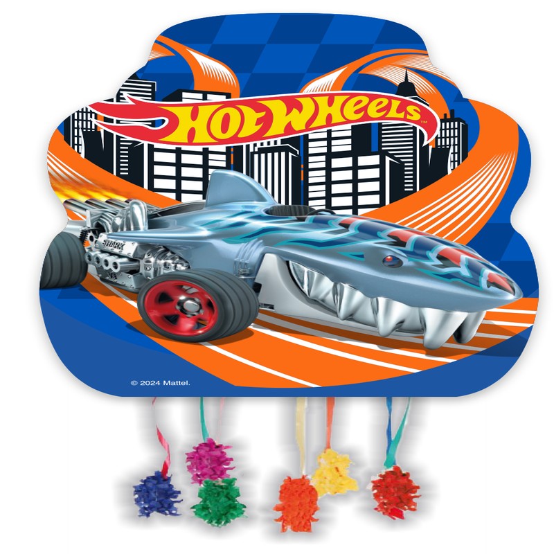 Hot Wheels Piñata - 1 stk (33 x 46 cm) | Hot Wheels Pinata - Temashop
