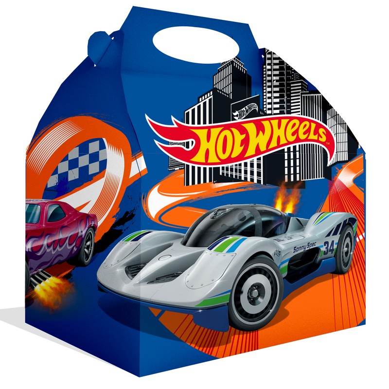 Hot Wheels Gaveæsker - 12 stk (20 x 16 x 11 cm) | Hot Wheels Æsker - Temashop