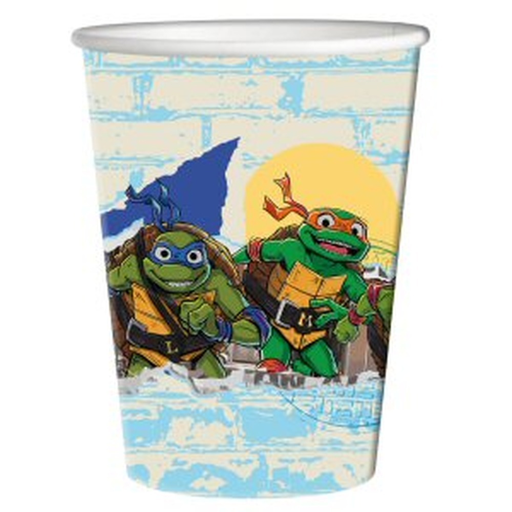 Teenage Mutant Ninja Turtles Papkrus - 8 stk (250 ml) | Teenage Mutant Ninja Turtles Krus - Temashop